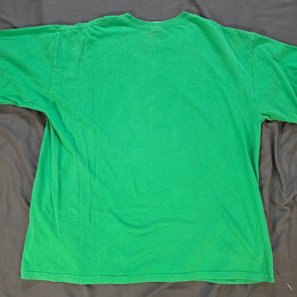 Vintage Looney Tunes Marvin the Martian Graphic T-Shirt Green Mens XL Gildan Y2K